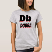 Db São Tomé und Príncipe dobra grau T-Shirt (Vorderseite)
