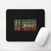 Db Squad Hand Sign Language Hörverlust Bewusstsein Mousepad (Mit Mouse)