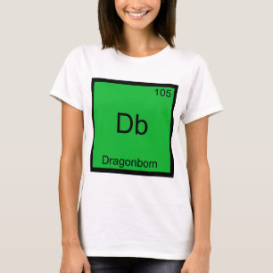 Db - Symbol-T-Shirt für die Dragonborn Funny Chemi T-Shirt