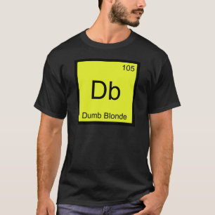 Db - T - Shirt für das Symbol für die Blonde Che