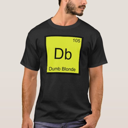 Db - T - Shirt für das Symbol für die Blonde Chemi (Vorderseite)