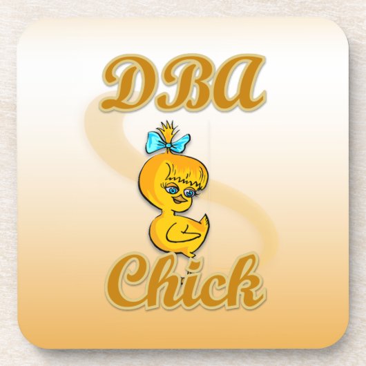 DBA Chick Untersetzer (Vorderseite)