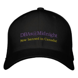 DBAs@Midnight Hat! Bestickte Kappe