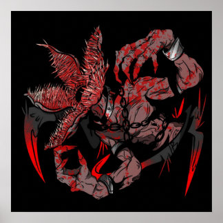 DBD Dead by Daylight Demogorgon Poster