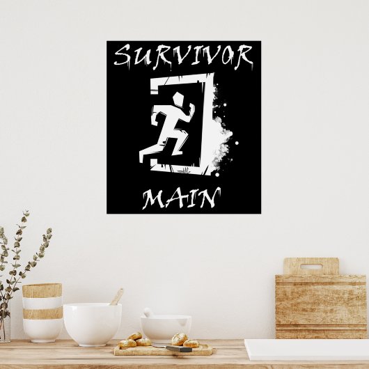 DBD Dead by Daylight Survivor Main Poster (Küche)