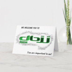 DBJJ - Welcome Cards Karte