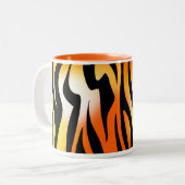 DBMs Tiger Stripe-Tasse Zweifarbige Tasse (Vorderseite Links)