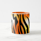 DBMs Tiger Stripe-Tasse Zweifarbige Tasse (Mittel)