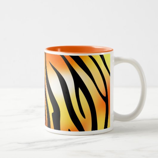DBMs Tiger Stripe-Tasse Zweifarbige Tasse (Rechts)