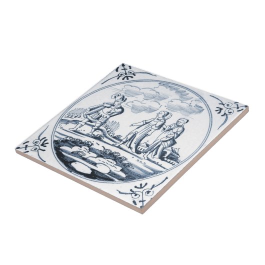 DBT02 Delft biblische Entwurfs-Keramik-Fliese Fliese (Seite)