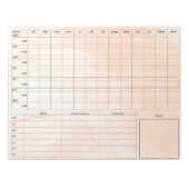 DBT Dairy Card Notepad - 40 Blätter braun Notizblock (Vorderseite)