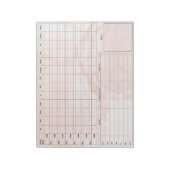 DBT Dairy Card Notepad - 40 Blätter Rosa Notizblock (Rotiert)