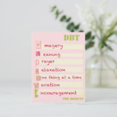 DBT - Den Moment verbessern Postkarte (Stehend Vorderseite)