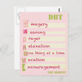 DBT - Den Moment verbessern Postkarte (Vorne/Hinten)