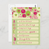 DBT Wise Mind "akzeptiert" Postkarte (Vorne/Hinten)