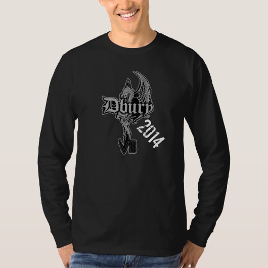 Dbury VII 2014 langes sleeved Konzert T T-Shirt (Vorderseite)