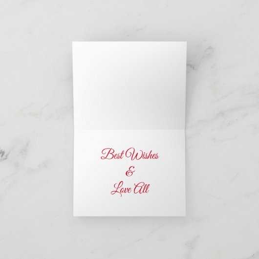 DBY Wish Sie wären hier Karte (Innenseite)