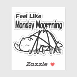 DBY's Montag Morgen Aufkleber