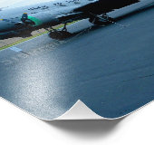 DC-3 Kriegsflugzeug Fotodruck (Ecke)