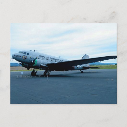 DC-3-Luftfahrzeuge Postkarte (Vorderseite)