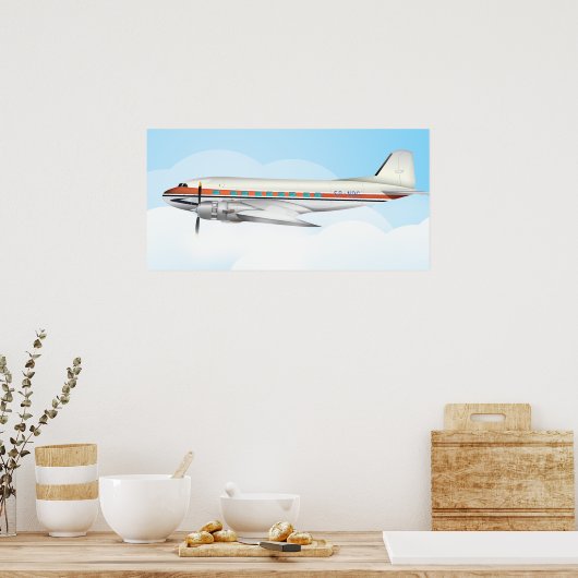 DC-3 POSTER (Küche)