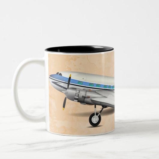 DC-3 ZWEIFARBIGE TASSE (Links)