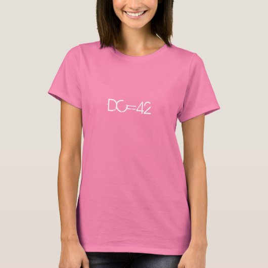 DC = 42 T-Shirt (Vorderseite)