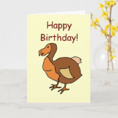 DC, alles Gute zum Geburtstag! Dodo Karte (Gelbe Blume)