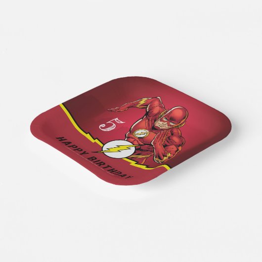 DC-Comic | Der Flash-Geburtstag Pappteller (Gewinkelt)