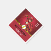 DC-Comic | Der Flash-Geburtstag Serviette (Ecke)