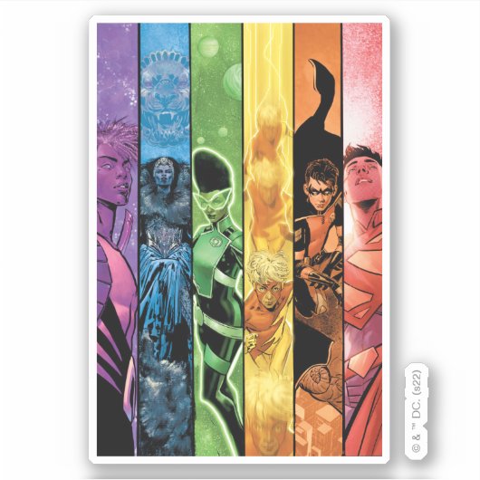 DC-Comic für 2022 Aufkleber (Vorderseite)