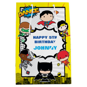DC-Comic Justice League - Chibi Birthday Mittlere Geschenktüte