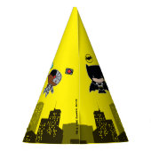 DC-Comic | Justice League - Chibi Birthday Partyhütchen (Rückseite)