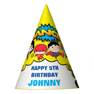 DC-Comic Justice League - Chibi Birthday Partyhütchen