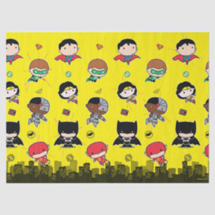 DC-Comic Justice League - Chibi Birthday Seidenpapier