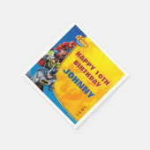 DC-Comic | Justizielle Liga - Geburtstag Serviette (Ecke)