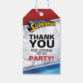 DC-Comic | Superman - Geburtstag Geschenkanhänger (Rückseite)