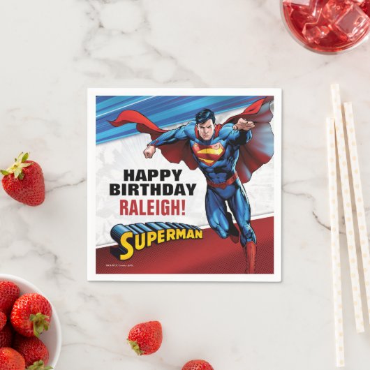 DC-Comic | Superman - Geburtstag Serviette (Beispiel)