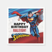 DC-Comic | Superman - Geburtstag Serviette (Vorderseite)
