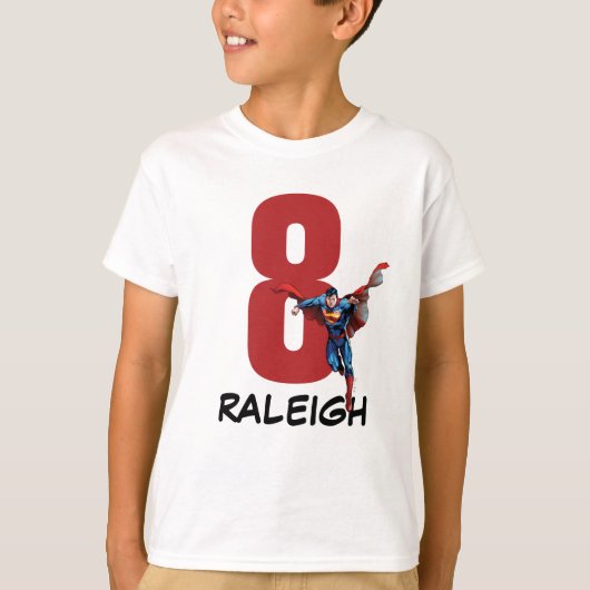 DC-Comic | Superman - Geburtstag T-Shirt (Vorderseite)