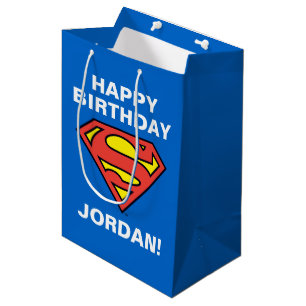 DC-Comic Superman Klassisches Logo Mittlere Geschenktüte