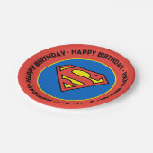 DC-Comic | Superman | Klassisches Logo Pappteller (Schrägansicht)