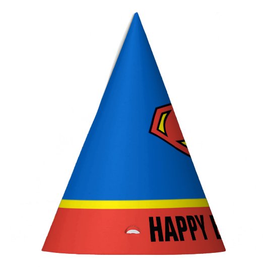DC-Comic | Superman | Klassisches Logo Partyhütchen (Links)