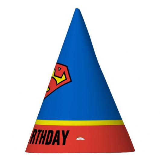DC-Comic | Superman | Klassisches Logo Partyhütchen (Rechts)