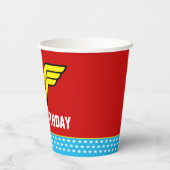 DC-Comic | Wonder Woman Birthday Pappbecher (Rückseite)