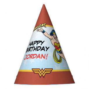 DC-Comic Wonder Woman Birthday Partyhütchen