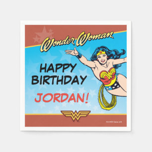 DC-Comic   Wonder Woman Birthday Serviette