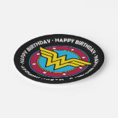 DC-Comic | Wonder Woman Circle & Stars Logo Pappteller (Schrägansicht)