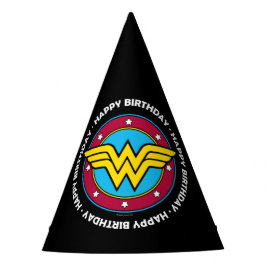 DC-Comic | Wonder Woman Circle & Stars Logo Partyhütchen