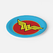DC-Comic | Wonder Woman Logo | Happy Birthday Pappteller (Schrägansicht)